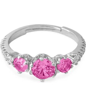 Hzmer Jewelry Snowblush Shimmer Ring - Pink
