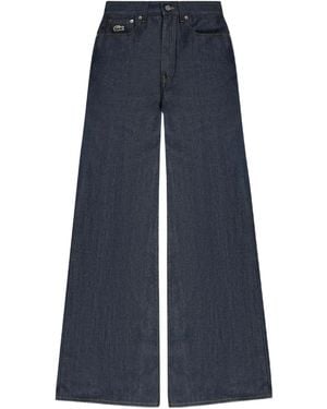 Lacoste High-Waisted Jeans - Blue