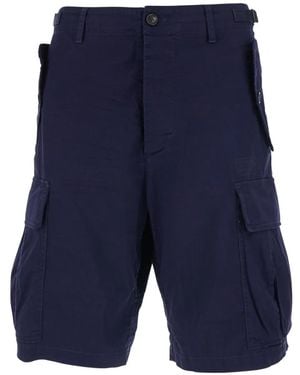 DSquared² Flap-Pocket Shorts - Blue