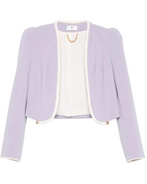 Elisabetta Franchi Jacket - Purple