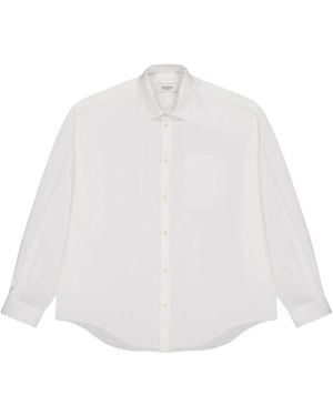 Laneus Poplin Shirt - White