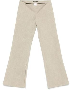 Elena Velez Low-Rise Pants - Natural