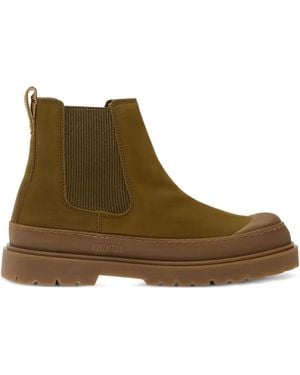 Birkenstock Bottines Prescott En Cuir - Brown