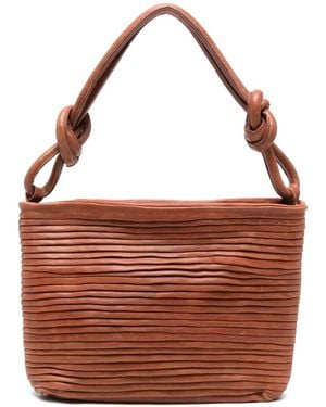 SOMMET Sac Porté Épaule Aisha Rows Médium - Brown