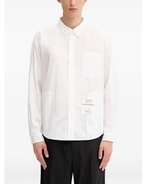 Neighborhood Pocket-Detail Shirt - White
