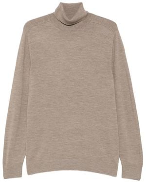 Marc O' Polo Roll-Neck Wool Jumper - Natural