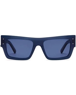 MCM Rectangle-Frame Sunglasses - Blue