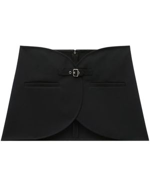 Courreges Ellipse ミニスカート - ブラック
