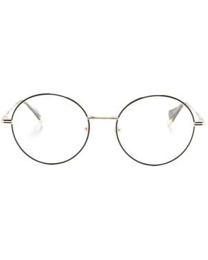 Gigi Studios Perla Round-Frame Glasses - Natural