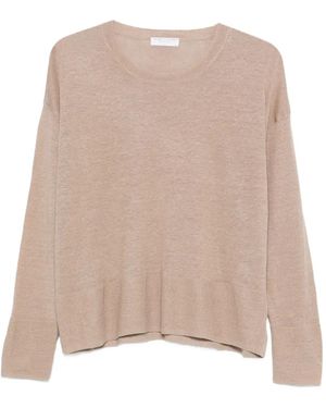 Majestic Filatures Crew-Neck Jumper - Natural