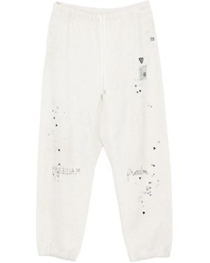 Maison Mihara Yasuhiro Broek Met Grafische Print - Wit