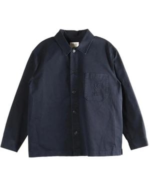 Saint Laurent 'Downtown' Overshirt - Blue