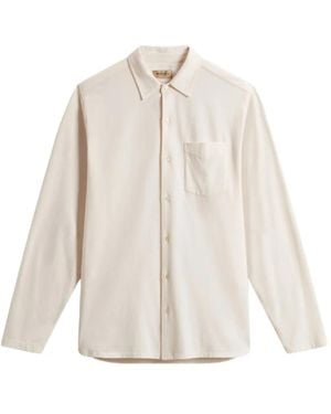 Woolrich Long-Sleeve Pocket Shirt - White