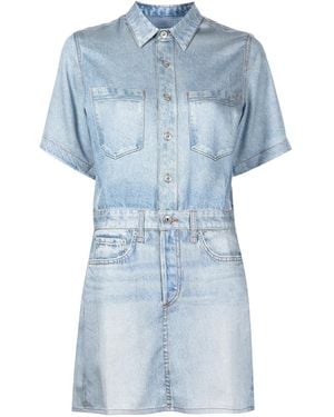 Rag & Bone ショートスリーブ デイドレス - ブルー