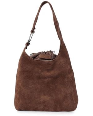 Vic Matié Drawstring Shoulder Bag - Brown