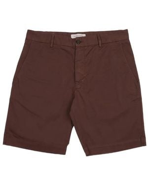 Brooksfield Shorts Mit Knopfverschluss - Lila