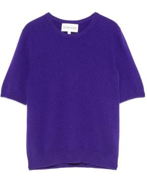 Bompard Top De Manga Corta - Morado