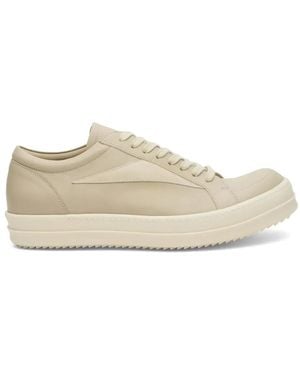 Rick Owens Low Top Sneakers - Natural