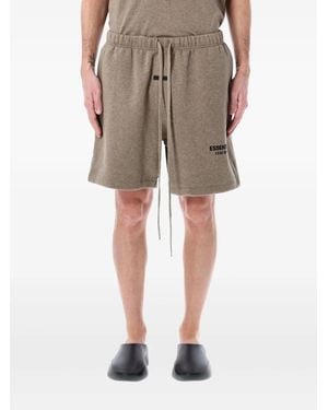 Fear Of God Fleece Track Shorts - Natural