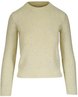 Akris Embellished Crewneck Sweater - Yellow
