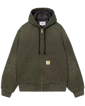 Carhartt フーデッド ジップジャケット - グリーン
