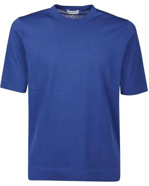 Ballantyne Short-Sleeve Cotton T-Shirt - Blue