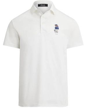 Ralph Lauren Cotton-Blend Polo Shirt - White