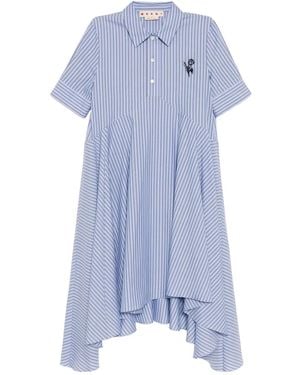 Marni Abito A Righe - Blu
