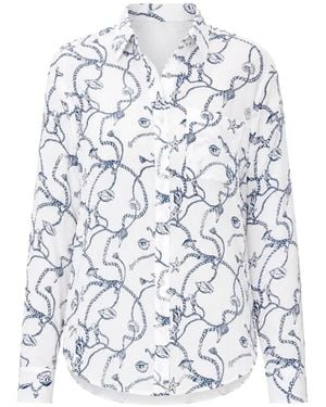 Rails Josephine Shell-Print Shirt - White