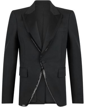 DSquared² 70's Sequin-Embellishment Blazer - Black