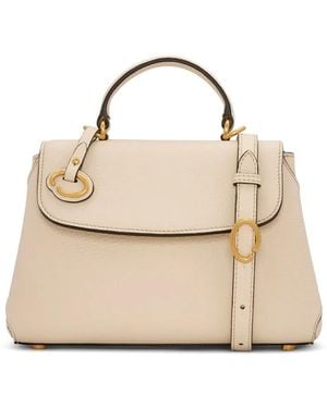Oscar de la Renta The Mini Poppy バッグ - ナチュラル