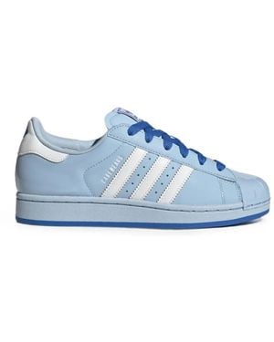 adidas X Care Bears Superstar Ii Lace-Up Trainers - Blue