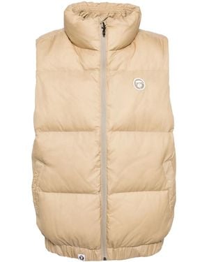 Aape By A Bathing Ape ダウンベスト - ナチュラル