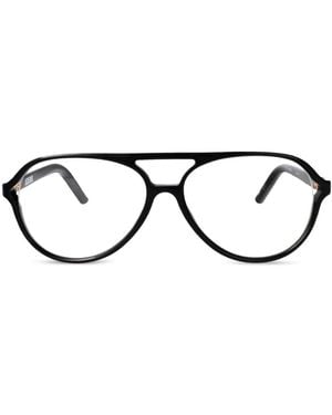 Jacquemus Pastro Pilotenbrille - Schwarz