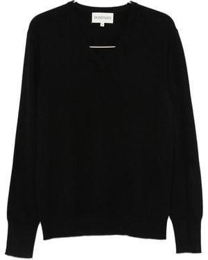 Bompard V-Neck Jumper - Black