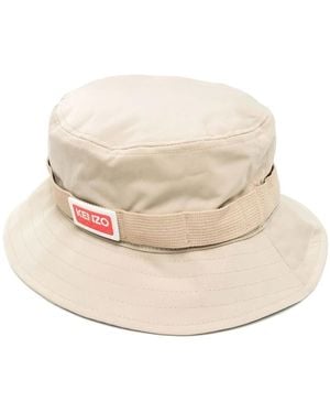 KENZO Sombrero De Pescador Con Parche Del Logo - Neutro