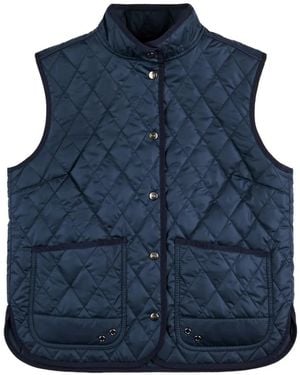 Fay Quilted Gilet - Blue