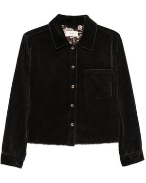 Xirena Corduroy Patch-Pocket Jacket - Black