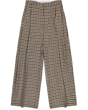 Walter Van Beirendonck Sun Checked Trousers - グレー