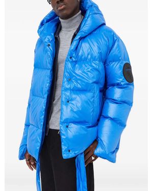 MMC Studio Hooded Puffer Jacket - Blue