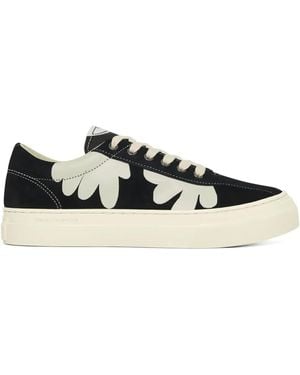 Stepney Workers Club Leren Sneakers - Zwart
