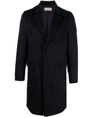 Fursac Cashmere Single-Breasted Coat - Black