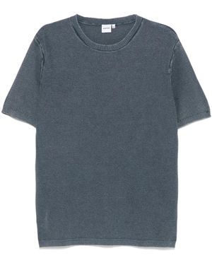 Aspesi Cotton Knit T-Shirt - Blue