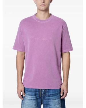 ACMH x Love International Logo-Detail T-Shirt - Purple