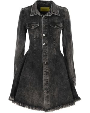Marques'Almeida Mini Shirt Dress - Black