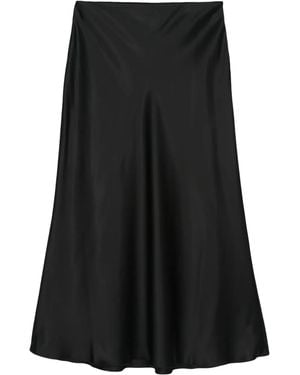 Nanushka Falda Midi Lisa - Negro