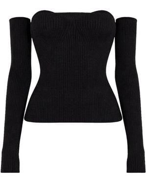 Wardrobe NYC Off-Shoulder Top - Black