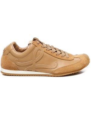 Loewe Ballet Runner 2.0 Sneakers Mit Logo - Natur