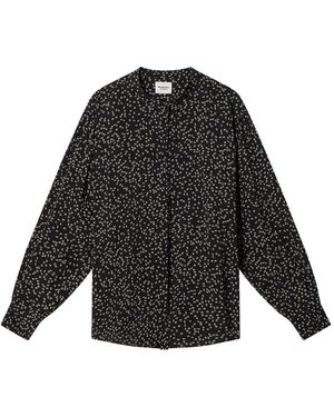 Isabel Marant Catchell Printed Shirt - Black