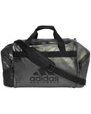 adidas Equipment Team Logo-Print Holdall - Black